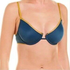 S1 Free People Teal Margot Underwire Bra Size 36C